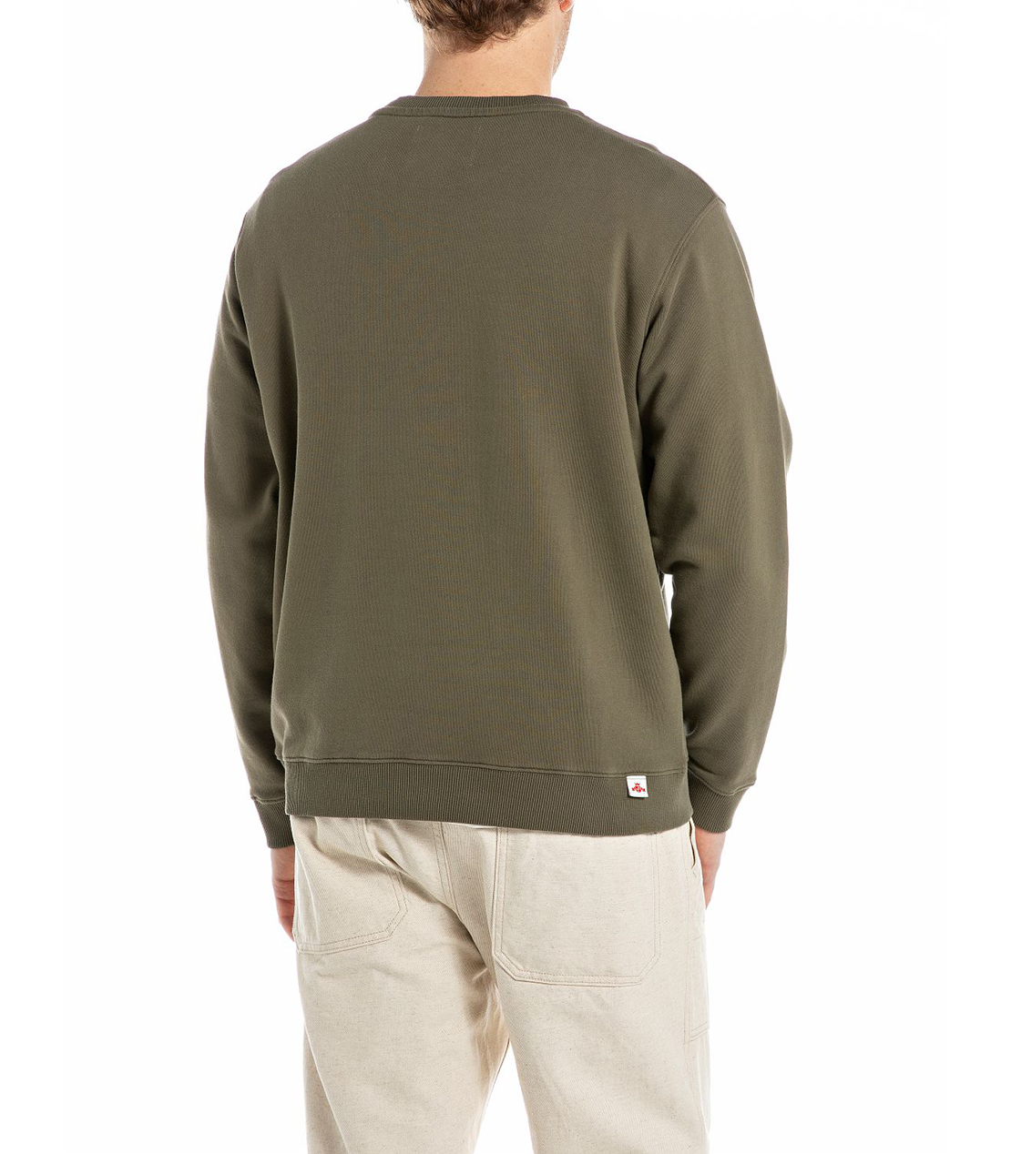 レタリング刺しゅうコットンフリース 詳細画像 マッドブラウン 2